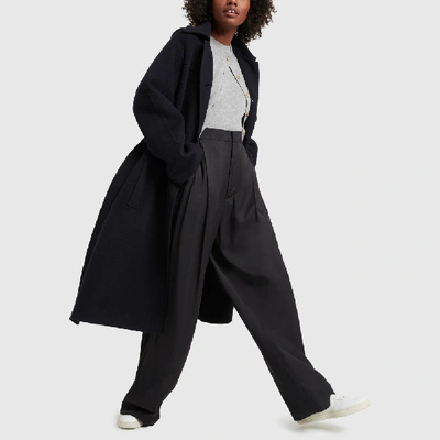 Shop Joseph Cargo Double Face Coat In Navy