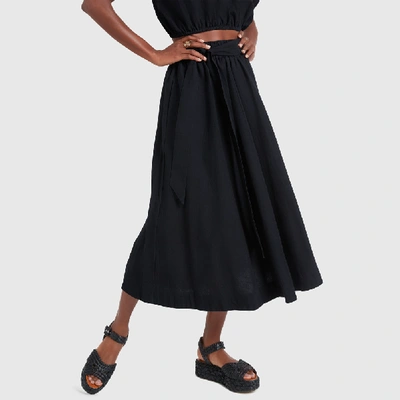 Shop Aish Loulou Skirt In Black