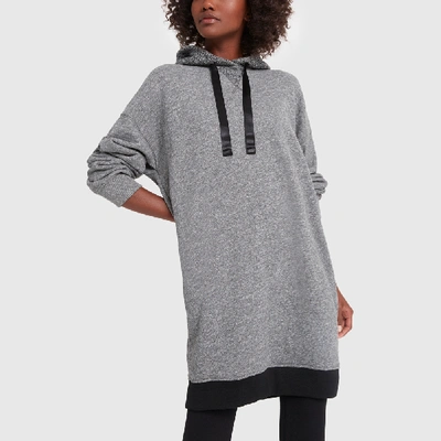 Shop Atm Anthony Thomas Melillo French Terry Hoodie In Heather Charcoal