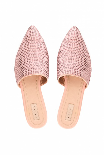 slippers with rhinestones