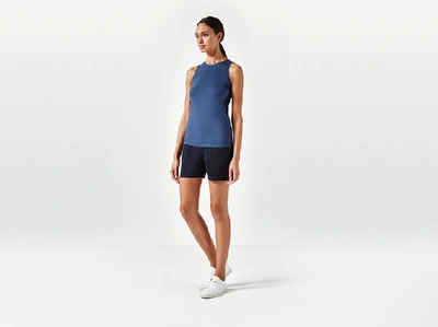 Shop Aeance Women's Sleeveless Jersey In Midbluedarkblue