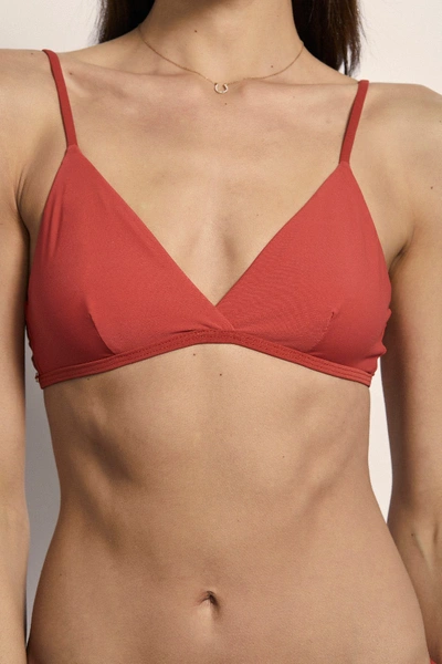 Shop Amaio Swim Fleur Top - Rouge