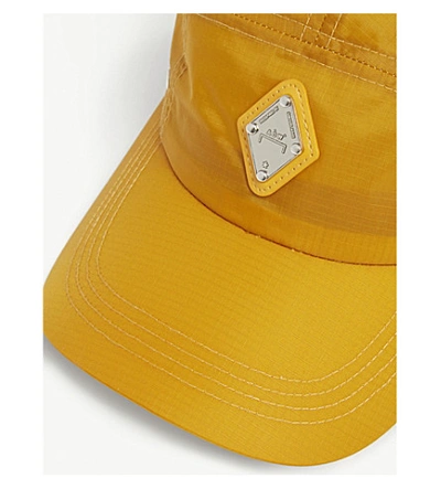 Shop A-cold-wall* Ripstorm Nylon Cap In Mustard
