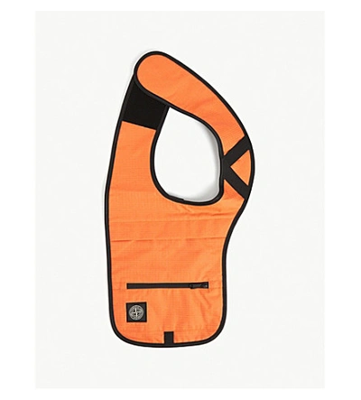 Stone Island Touch Strap Shoulder Bag In Orange | ModeSens