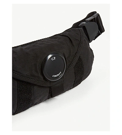 Shop C.p. Company Nylon Belt Bag In Black