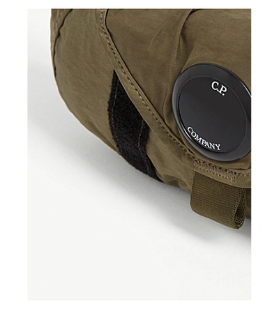 Shop C.p. Company Nylon Belt Bag In Dusty Olive