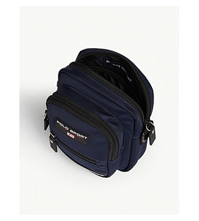 Shop Polo Ralph Lauren Polo Sport Nylon Cross-body Bag In Navy