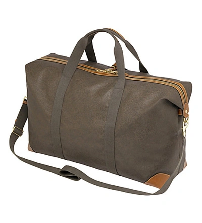 Shop Mulberry Large Clipper Holdall In Mole Cognac