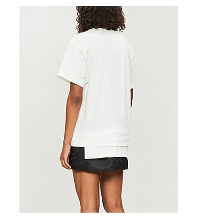 Shop Ambush Oversized Pocket Cotton T-shirt In White