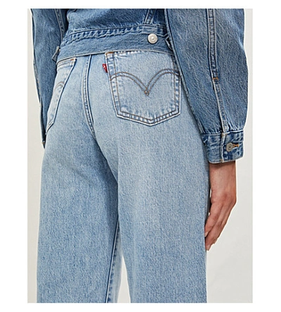 Shop Levi's Wide-leg High-rise Jeans In Charlie Boy