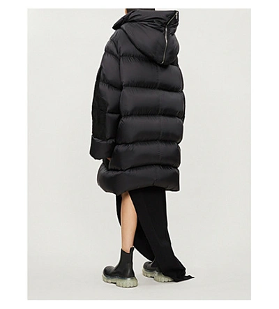 Shop Rick Owens Sisy Quilted Padded Shell Jacket In Black