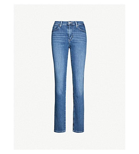 Levi's 724 High-rise Straight Jeans In 