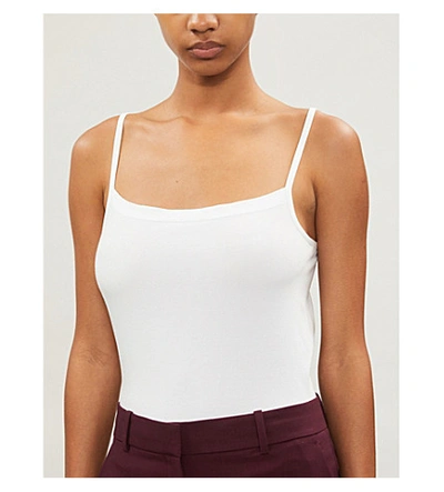 Shop Wolford Hawaii Stretch-jersey Camisole In White