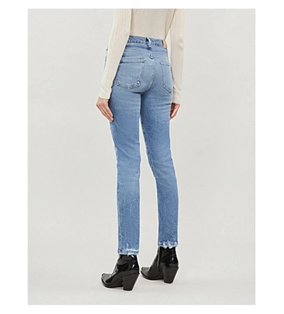 Shop Citizens Of Humanity Harlow Slim-fit High-rise Jeans In Chit Chat