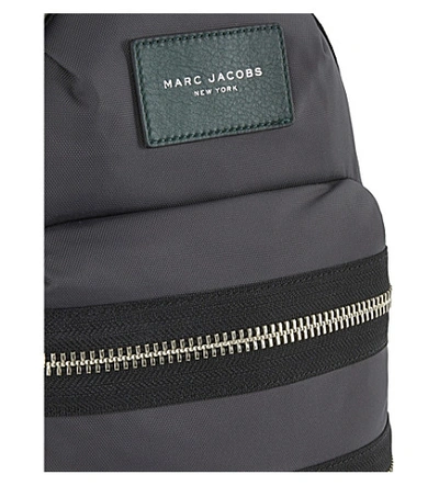 Shop Marc Jacobs Biker Mini Nylon Backpack In Shadow