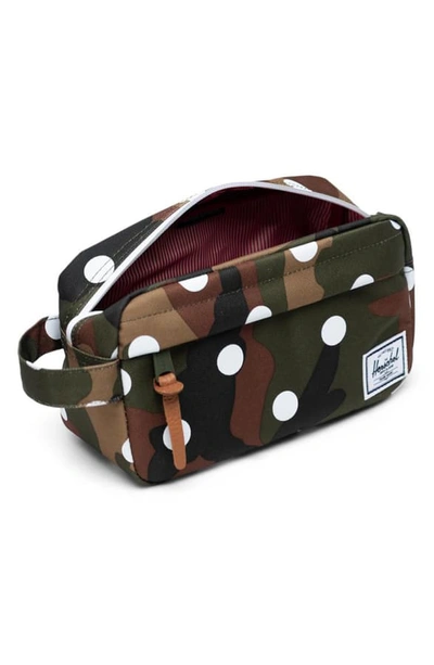 Shop Herschel Supply Co Chapter Carry-on Dopp Kit In Woodland Camo Polka