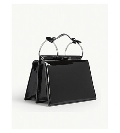 Shop Danse Lente Phoebe Bis Leather Cross-body Bag In Jet Black