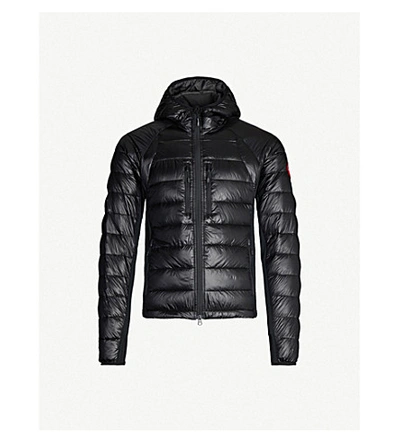 Shop Canada Goose Hybridge Lite Quilted Shell Jacket In Navy