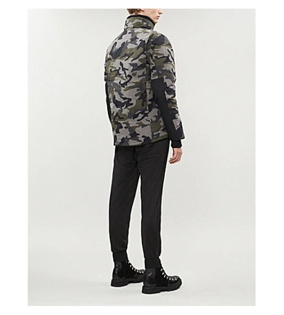 Shop Canada Goose Forester Shell-down Jacket In Camo Coastal Grey