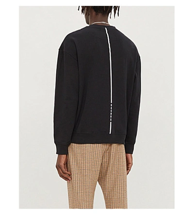 Shop Haculla Hac Man Cotton-jersey Sweatshirt In Black