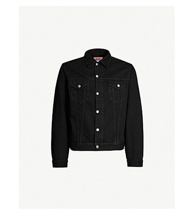 Shop Acne Studios 1998 Denim Jacket In Black