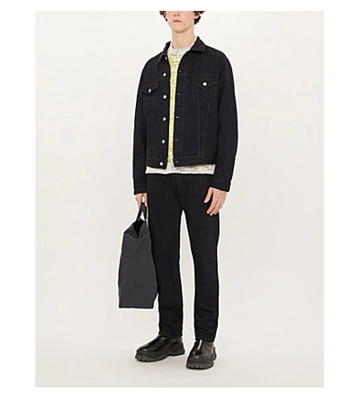 Shop Acne Studios 1998 Denim Jacket In Black