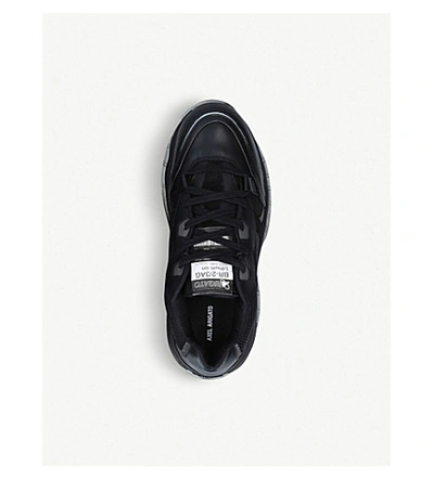 Shop Axel Arigato Catfish Mesh And Leather Low-top Trainers In Black