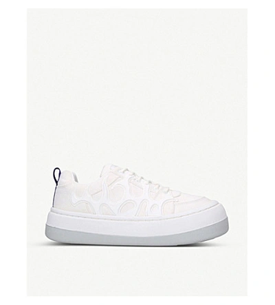 Shop Eytys Sonic Canvas Low-top Trainers In White
