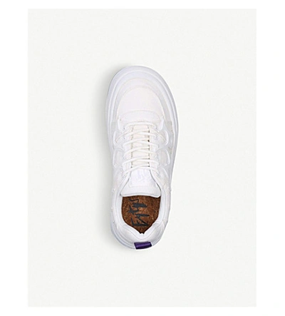 Shop Eytys Sonic Canvas Low-top Trainers In White