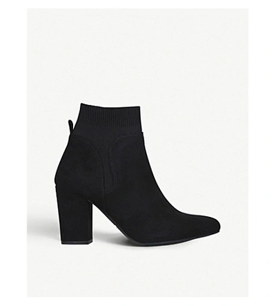 Shop Kg Kurt Geiger Womens Black Tobi Faux-suede Ankle Boots 8