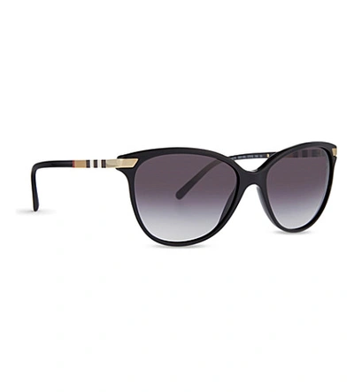 Burberry B4216 Square-frame Sunglasses In Black | ModeSens