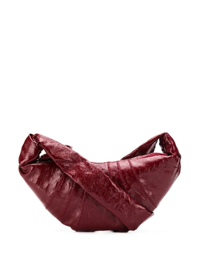 Shop Lemaire Marsupio Small Shoulder Bag In Red