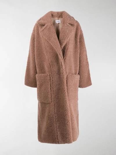 Shop Nanushka Imogen Oversized Coat In Pink