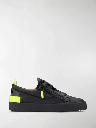 Shop Giuseppe Zanotti G-flash Trainers In Black