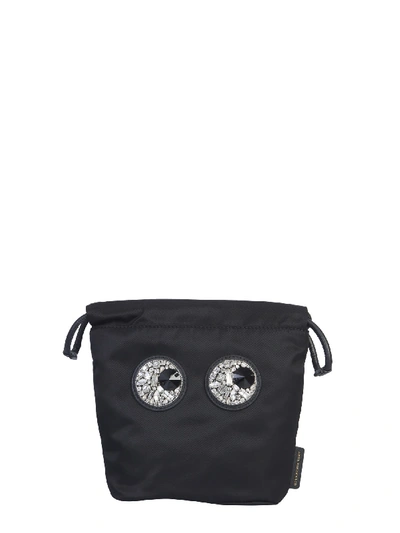 Shop Anya Hindmarch Pouch With Coulisse In Nero