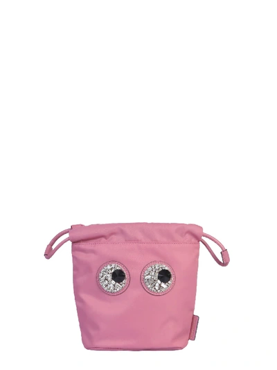 Shop Anya Hindmarch Pouch With Coulisse In Rosa