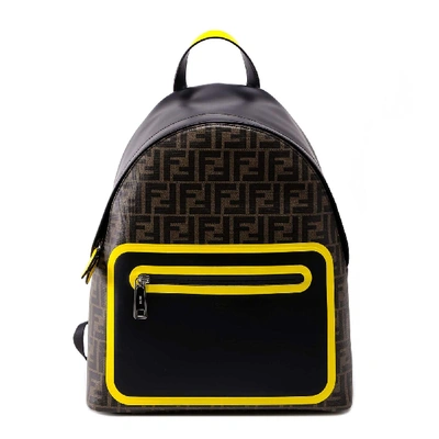 Shop Fendi Backpack In Brown