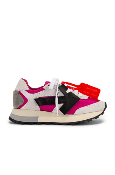 Shop Off-white Hg Runner Sneaker In Fuchsia & Black