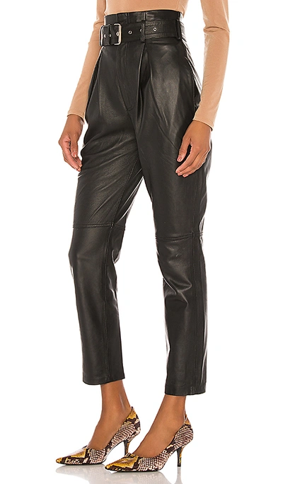 Shop Song Of Style Suzie Leather Pants In Black