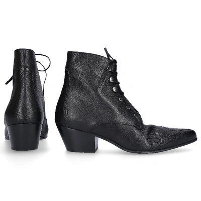 Shop Saint Laurent Ankle Boots Black Rebecca 60