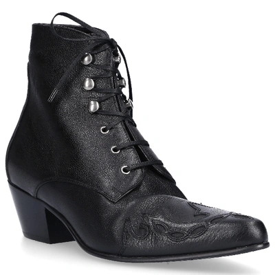 Shop Saint Laurent Ankle Boots Black Rebecca 60