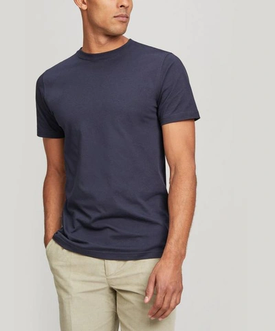 Shop Norse Projects Niels Classic Short Sleeve T-shirt In Navy