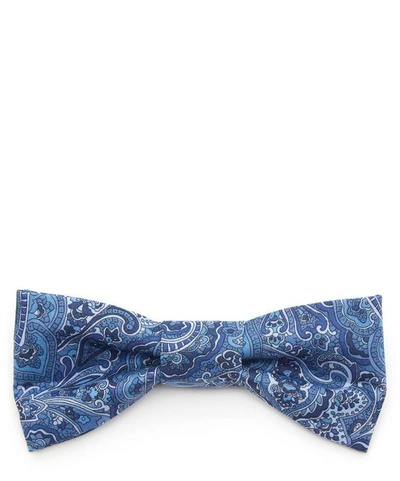 Shop Teddy Maximus Tessa Liberty Print Dog Bow Tie In Blue