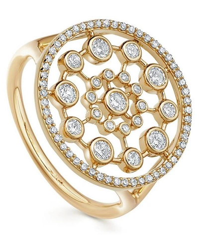 Shop Astley Clarke Gold Large Icon Nova Diamond Ring