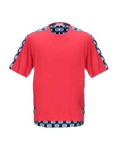 Shop Marni T-shirt In Red