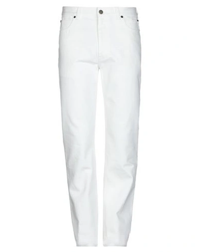 Shop Calvin Klein 205w39nyc Denim Pants In White