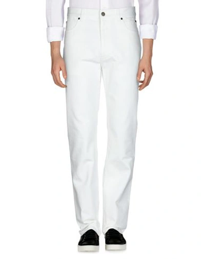 Shop Calvin Klein 205w39nyc Denim Pants In White