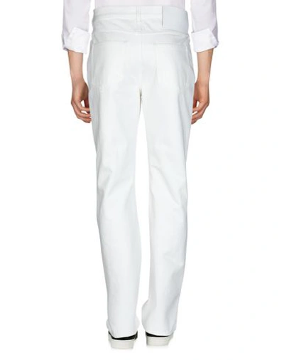 Shop Calvin Klein 205w39nyc Denim Pants In White