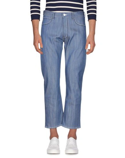 Shop Marni Denim Pants In Blue