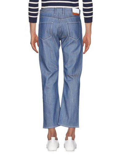 Shop Marni Denim Pants In Blue